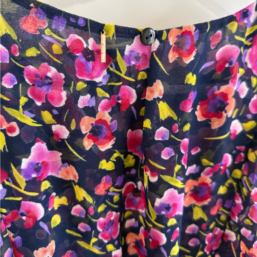 Misa Los Angeles Gino’s Floral Mini Dress - Purple/Pink - Size Small - Picture 9 of 11
